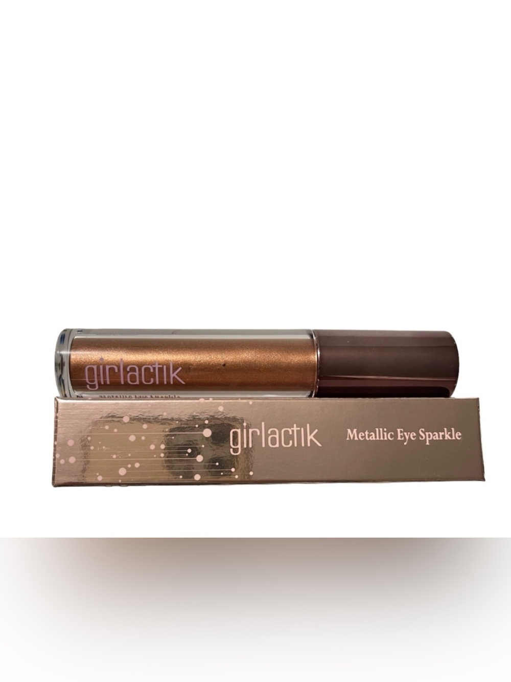 Girlactik Metallic Eye Sparkle Liquid Eyeshadow in “Glam” Bronze Gold Neutral